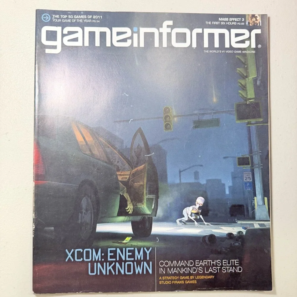 Game Informer Issue 226 February 2012 XCOM Enemy‎ Unknown Mass Effect 3 Magazine
